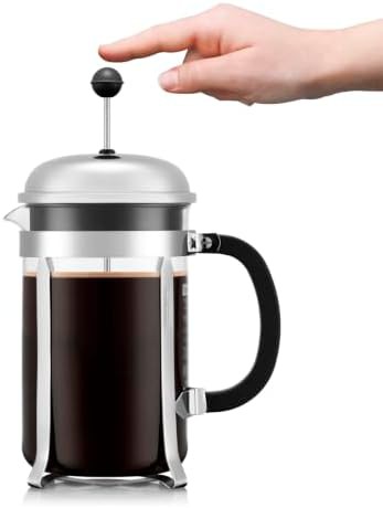 Silver stainless Chambord French press 51 oz — photo 3