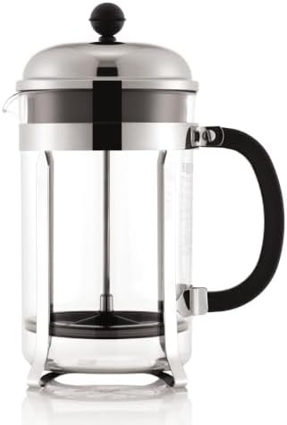 Silver stainless Chambord French press 51 oz — photo 4