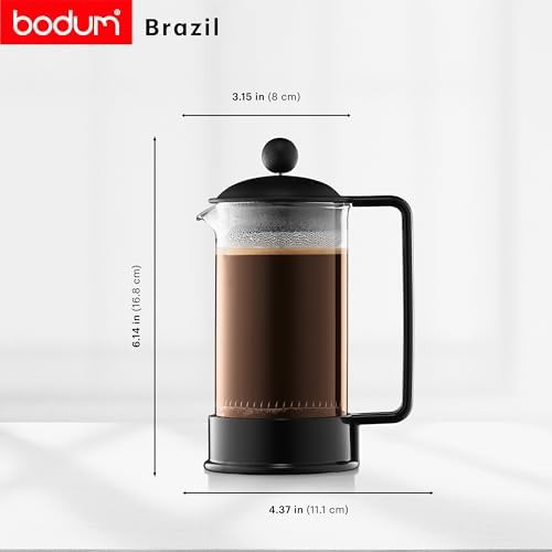 Mini black Brazil french press 12 oz — photo 3