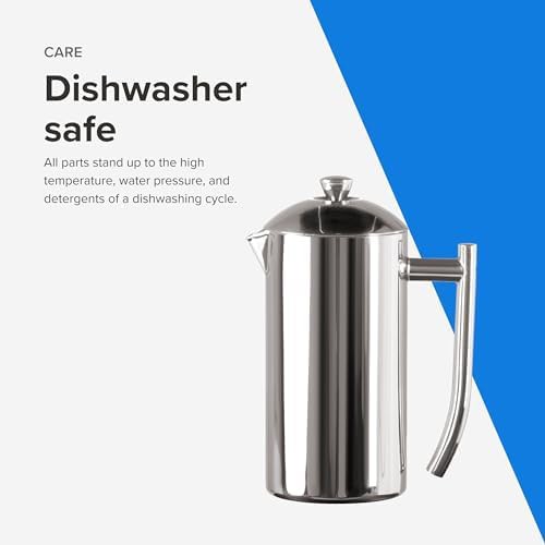 Polished Stainless Steel 23oz Coffee Press — photo 5