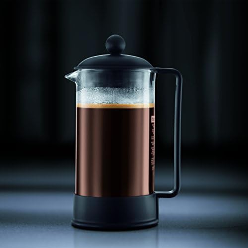 Red glass Brazil French press 34 oz — photo 5