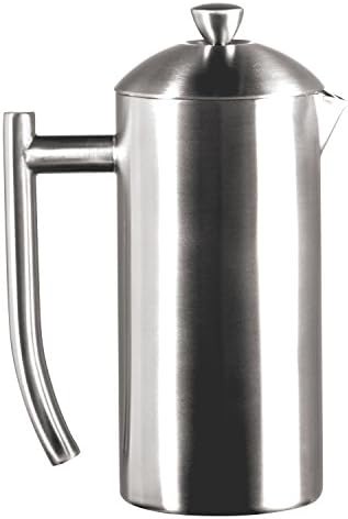 Brushed Stainless Steel 17oz Travel Press