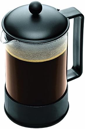 Black glass Brazil french press 51 oz