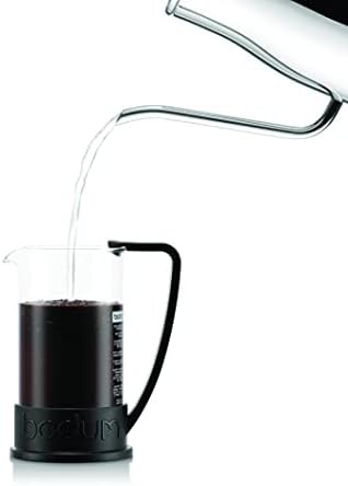 Black glass Brazil French press 12 oz — photo 4