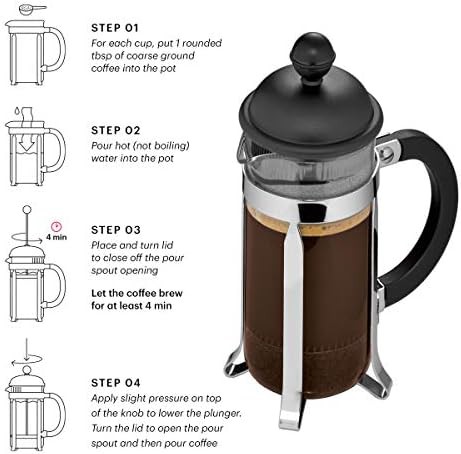 White Caffettiera French press 0.35 l — photo 4