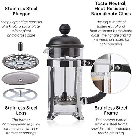 White Caffettiera French press 0.35 l — photo 5