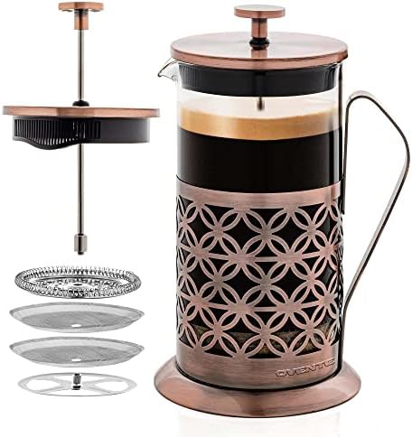 Classic copper 34oz French press
