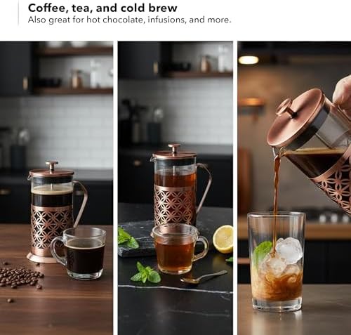 Classic copper 34oz French press — photo 3