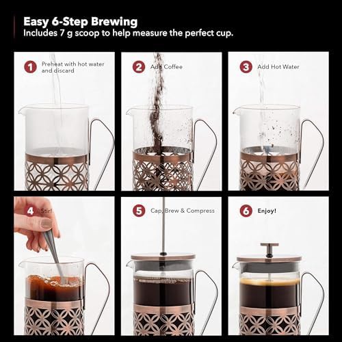 Classic copper 34oz French press — photo 5