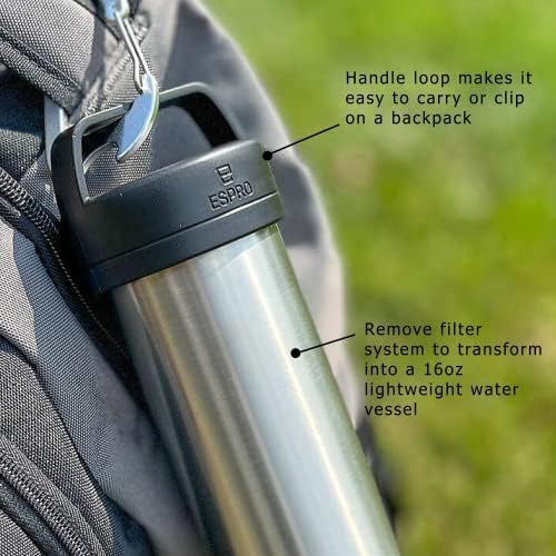 Brushed silver Go P0 travel coffee maker — photo 4
