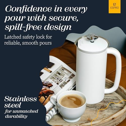Matte white p7 french press 27 oz — photo 5
