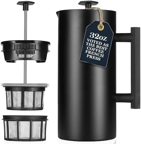 Matte black P6 stainless steel press