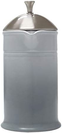 Fade grey stoneware French press 28 oz — photo 4