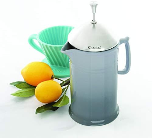 Fade grey stoneware French press 28 oz — photo 5