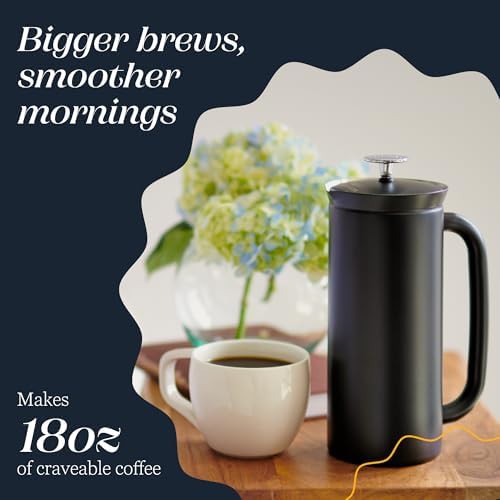 Matte black p7 french press 27 oz — photo 5