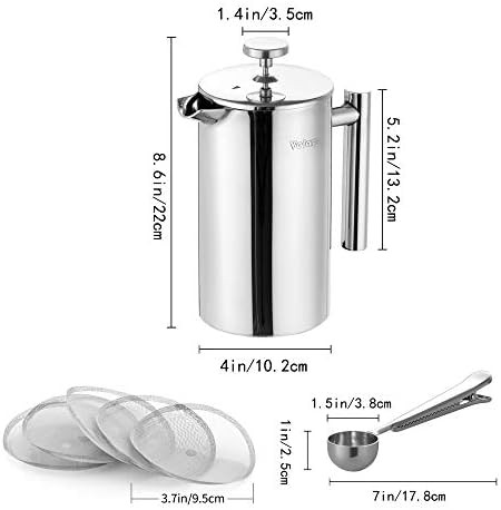 Double Wall Stainless Steel Coffee Brewer — photo 5