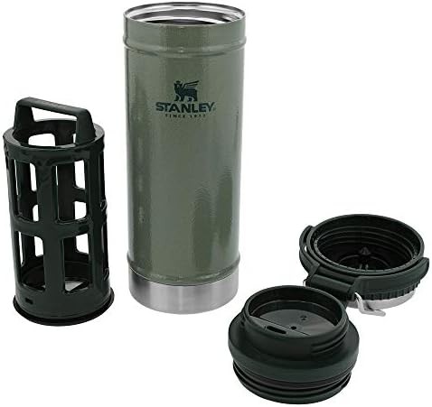 Hammertone green travel French press 16 oz — photo 3