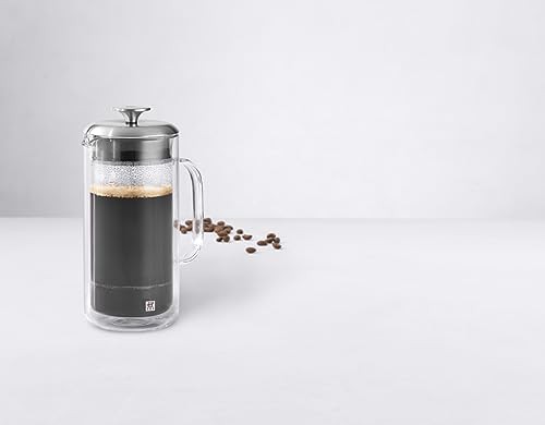 Borosilicate glass double wall french press modern — photo 5