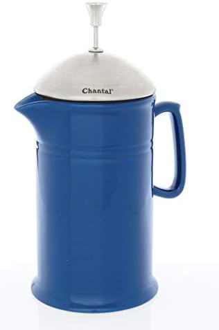 Blue cove stoneware French press 28 oz — photo 4