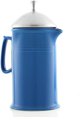 Blue cove stoneware French press 28 oz — photo 5