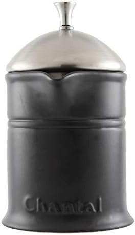 Matte black stoneware French press 16 oz — photo 4