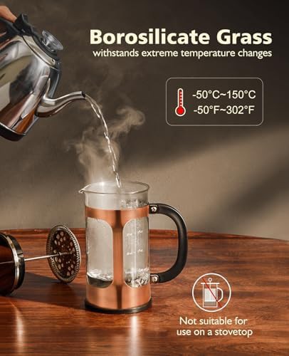 Large copper and borosilicate glass press — photo 3