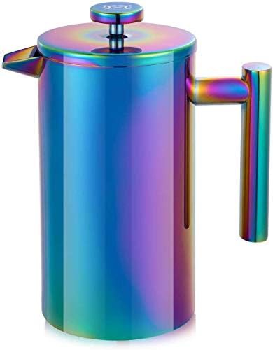 Rainbow Finish Stainless Steel 12oz Press