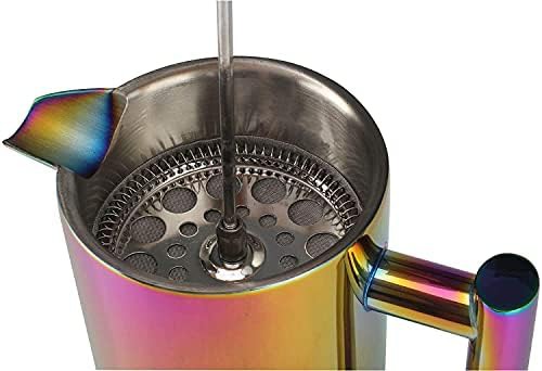 Rainbow Finish Stainless Steel 12oz Press — photo 3