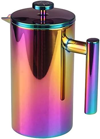 Rainbow Finish Stainless Steel 12oz Press — photo 4
