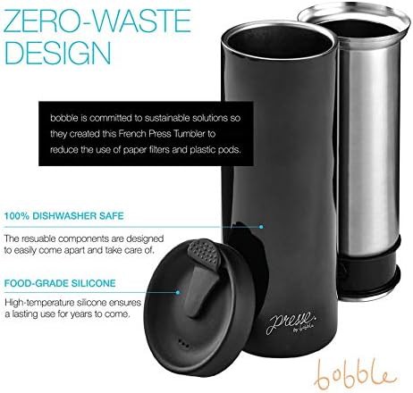 Triple Wall Insulated Black Travel Press — photo 3