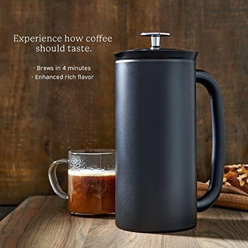 Matte black P7 French press 18 oz — photo 3