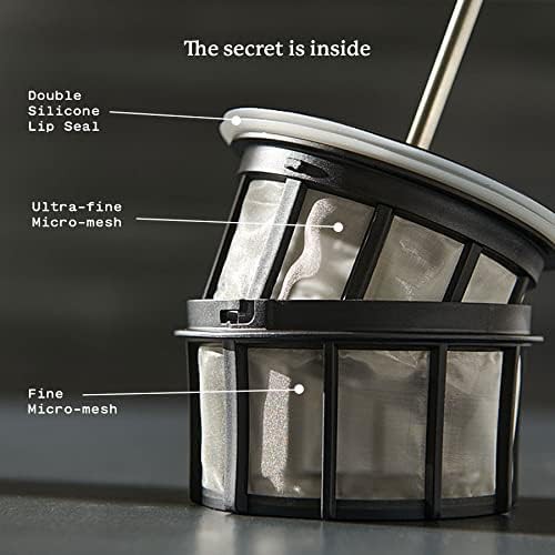 Matte black P7 French press 18 oz — photo 4