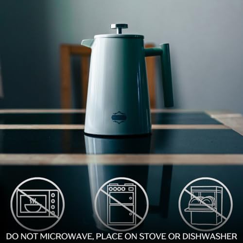 Vacuum insulated off white 34 oz french press — photo 5