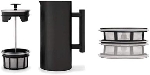Matte black P6 double walled press