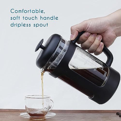 Easyworkz glass french press 12 oz soft grip — photo 4