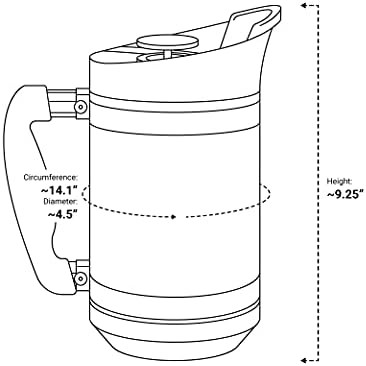 Red rock double wall French press — photo 4