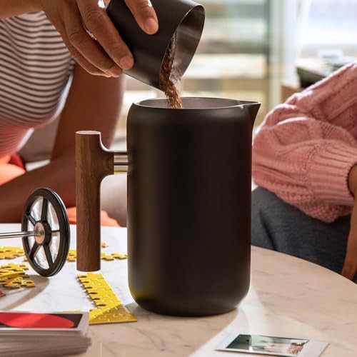 Black and Walnut Insulated French Press — photo 5