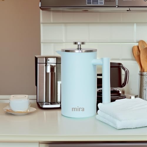 Pearl Blue Insulated Stainless Steel Press — photo 5