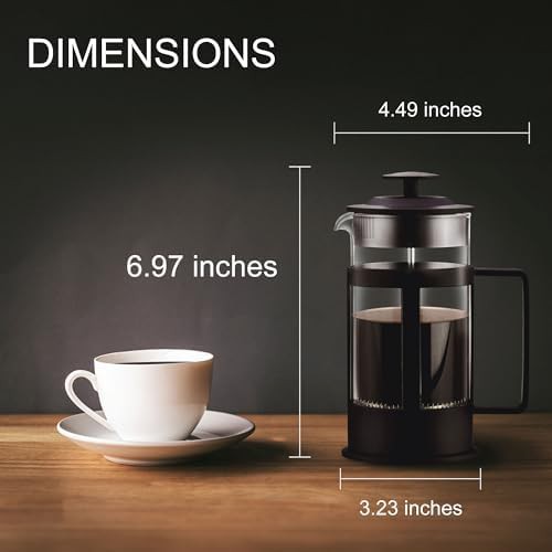 Small Borosilicate Glass Three Serving Press — photo 3