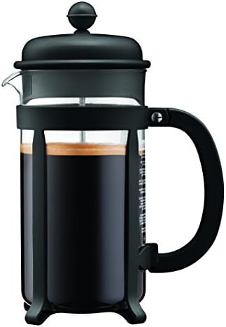Black SAN plastic Java French press