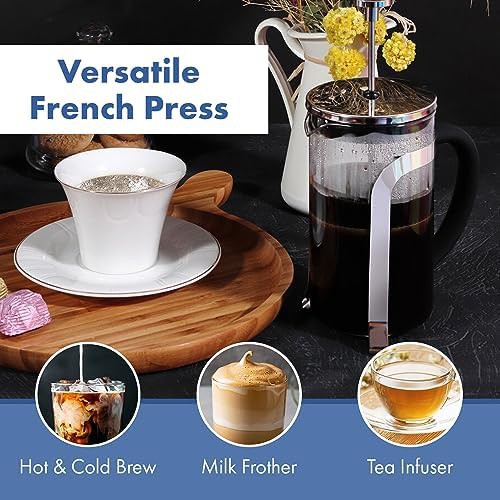Any Morning black 11 oz French press — photo 5