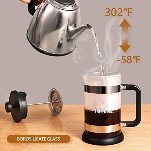 Thickened Borosilicate Glass Twenty One Ounce Press — photo 4