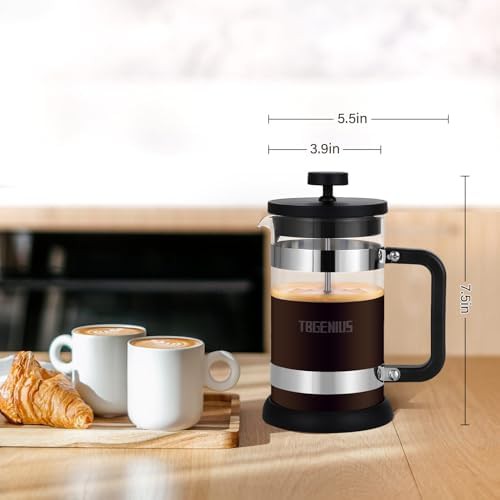 Thickened Borosilicate Glass Twenty One Ounce Press — photo 5