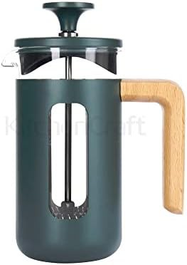 Pisa stainless steel 3 cup green french press