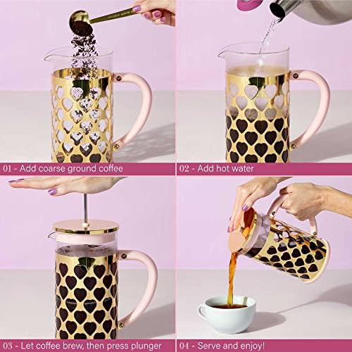 Pink Stainless Steel Press with Heart Scoop — photo 4