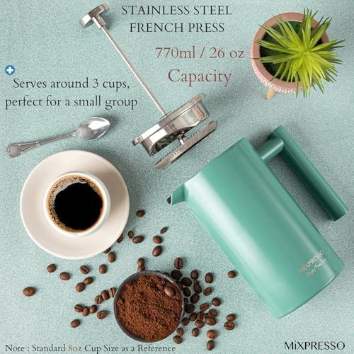 Insulated Stainless Steel Travel Coffee Press — photo 4