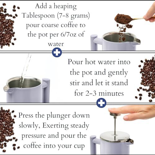 Brushed Metal Travel Coffee Maker — photo 3