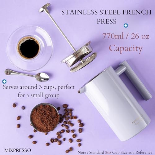 Brushed Metal Travel Coffee Maker — photo 4