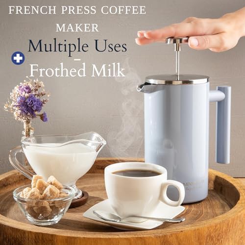 Brushed Metal Travel Coffee Maker — photo 5