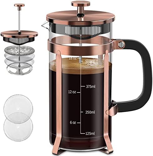 Borosilicate Glass Press with Mesh Filter